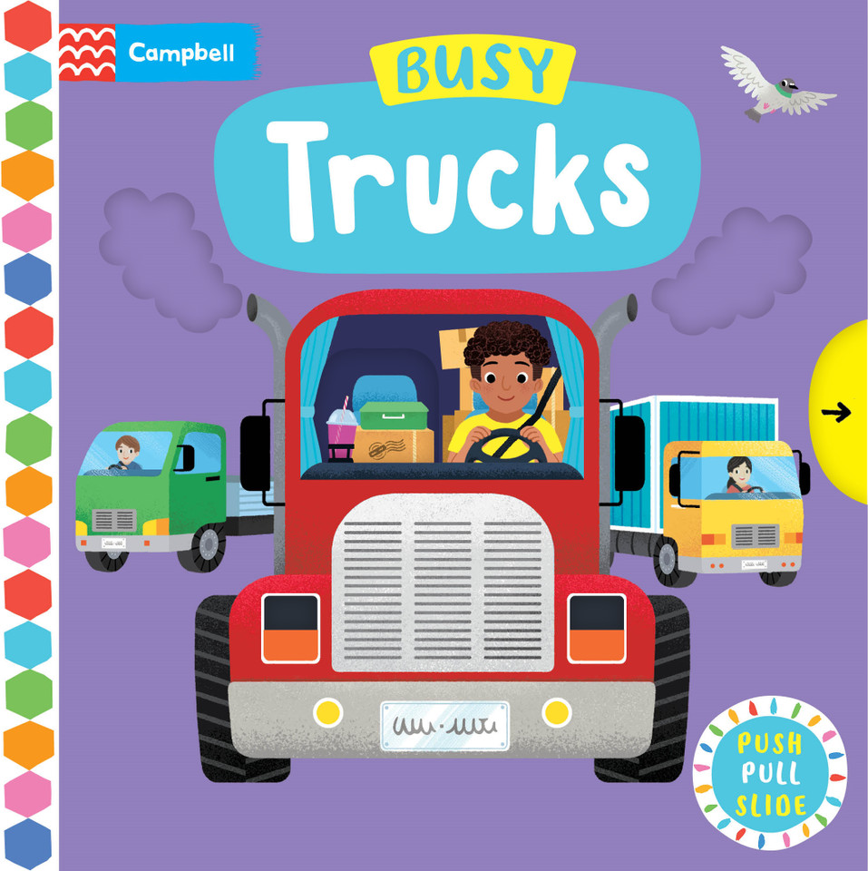 Busy Trucks (Busy Books) book cover by Campbell Books