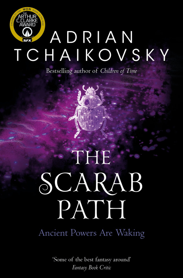 The Scarab Path (Shadows of the Apt #5) book cover by Adrian Tchaikovsky