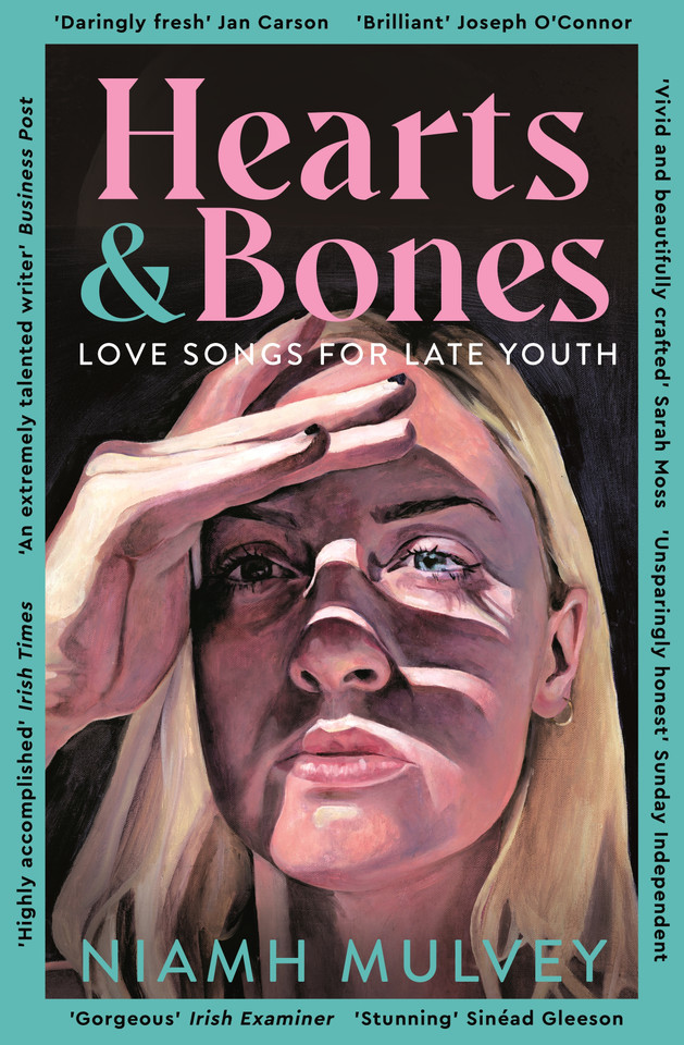 Hearts and Bones: Love Songs for Late Youth book cover by Niamh Mulvey