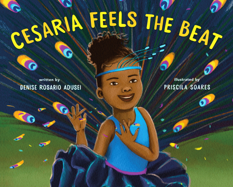 Cesaria Feels the Beat book cover by Denise Rosario Adusei