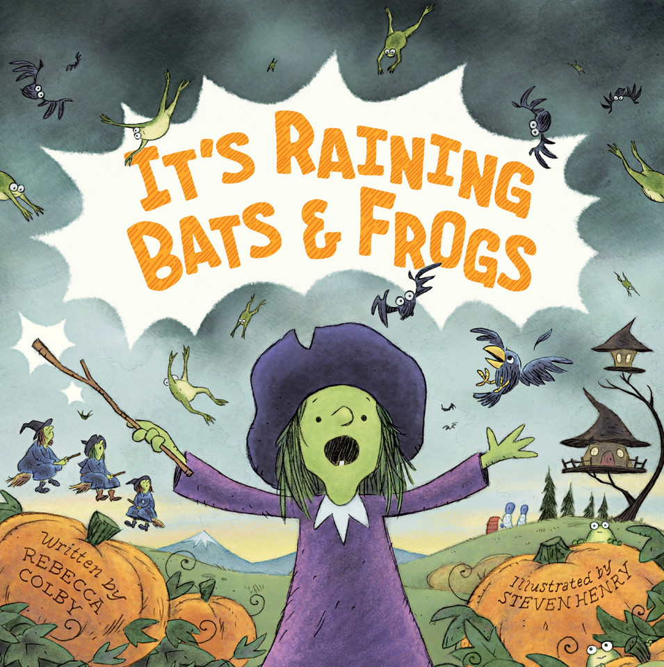 It's Raining Bats & Frogs book cover by Rebecca Colby