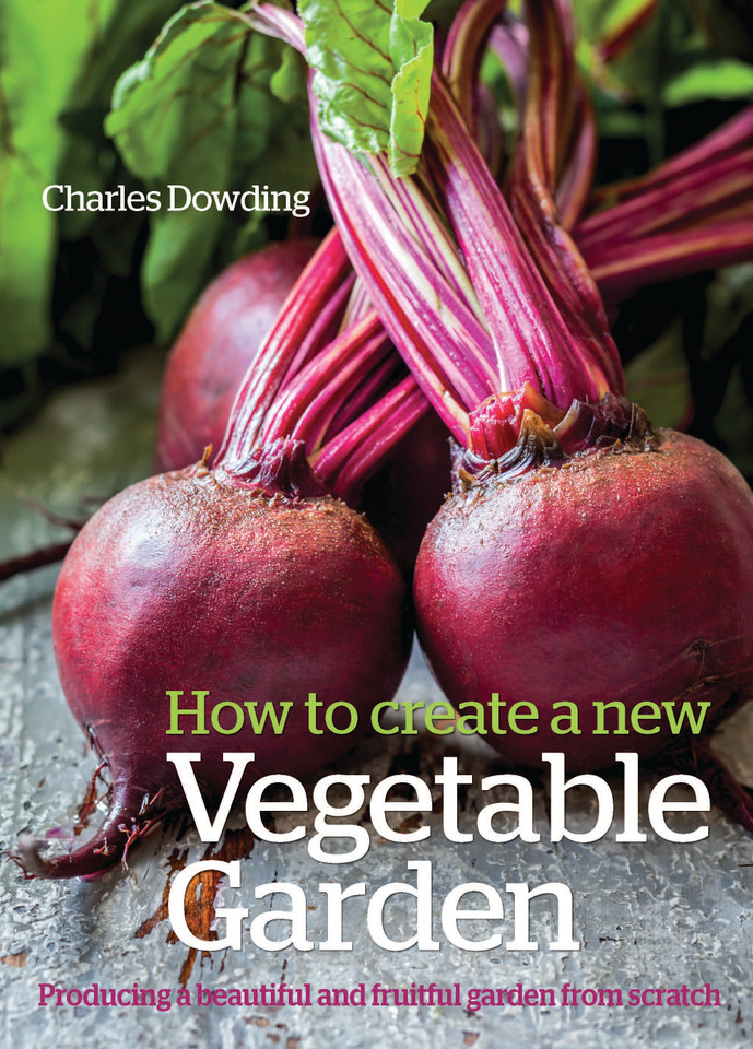 How to Create a New Vegetable Garden: Producing a beautiful and fruitful garden from scratch book cover by Charles Dowding