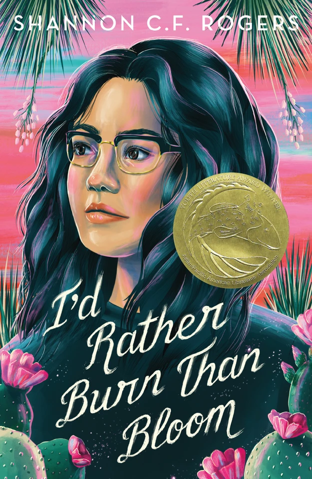 I'd Rather Burn Than Bloom book cover by Shannon C. F. Rogers