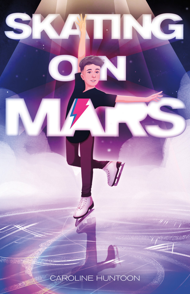 Skating on Mars book cover by Caroline Huntoon