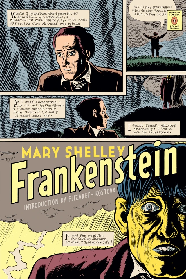 Frankenstein: (Penguin Classics Deluxe Edition) (Penguin Classics Deluxe Edition) book cover by Mary Shelley