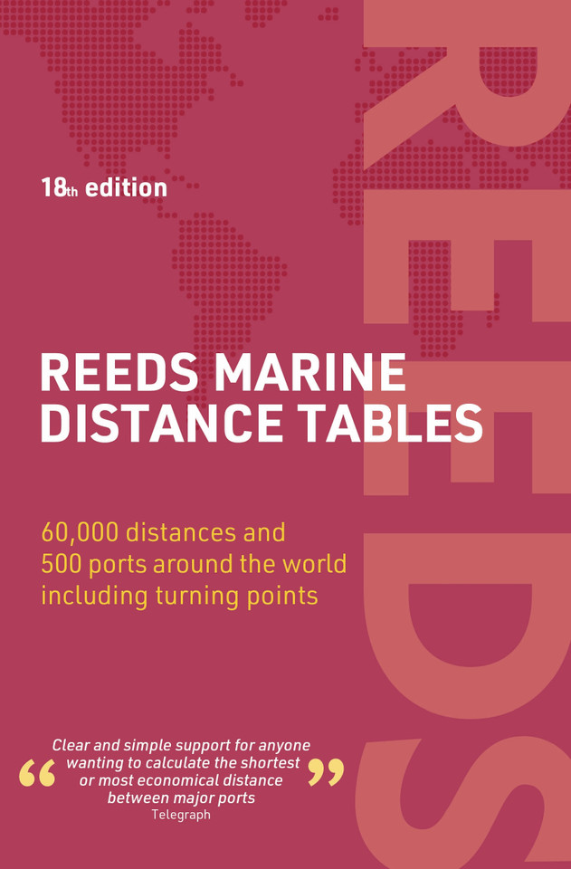 Reeds Marine Distance Tables 18th edition book cover by Miranda Delmar-Morgan, Kendall Carter