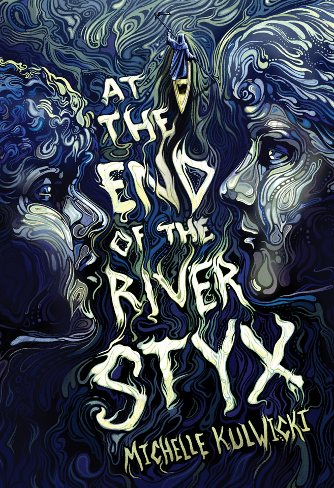At the End of the River Styx book cover by Michelle Kulwicki