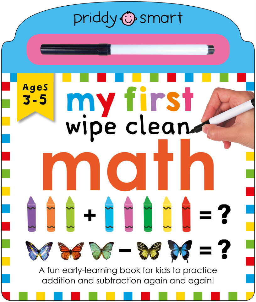 Math (My First Wipe Clean) (My First Wipe Clean) book cover by Roger Priddy