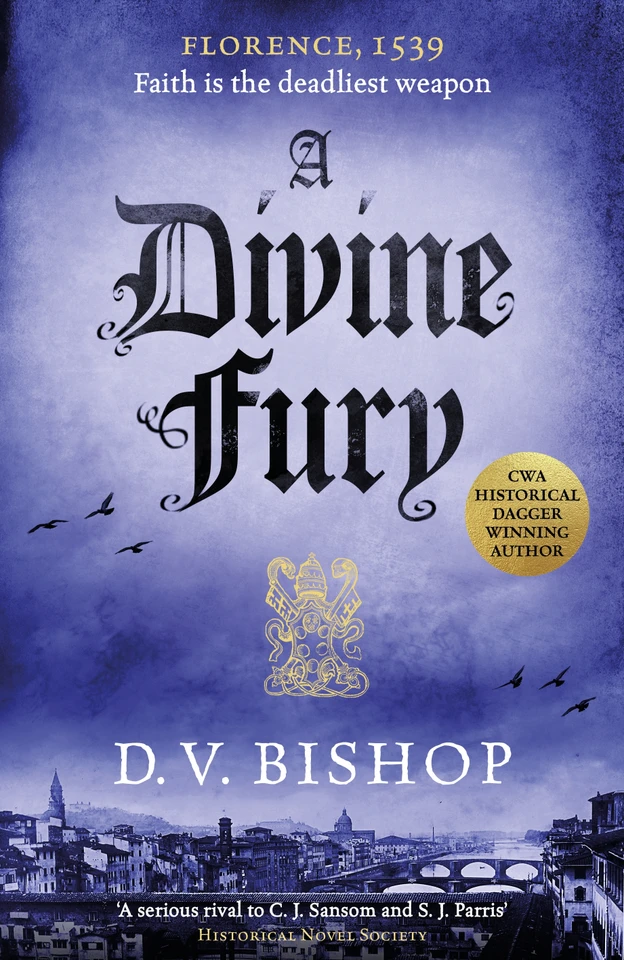 A Divine Fury (Cesare Aldo series #4) book cover by D. V. Bishop