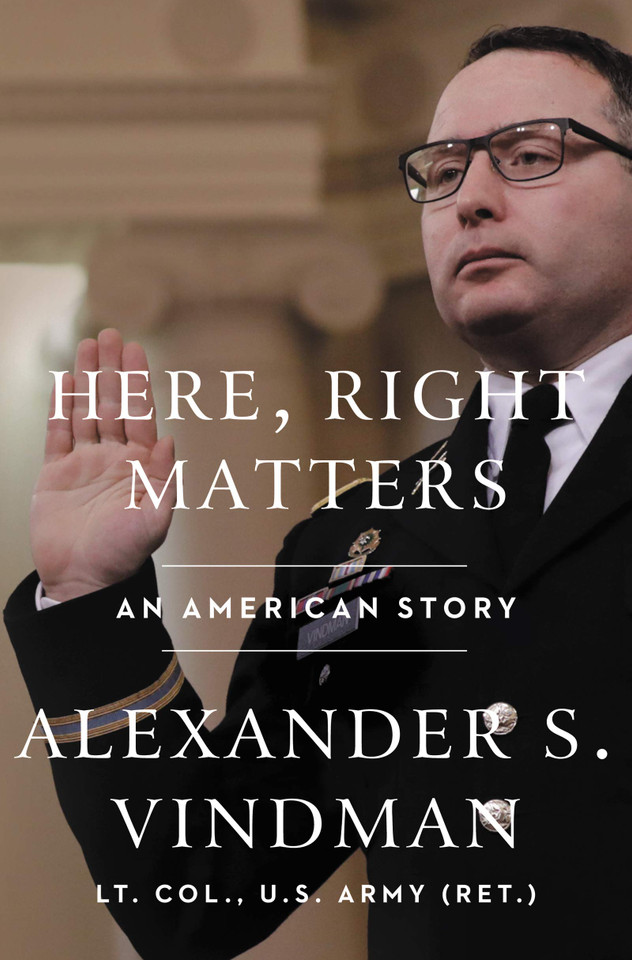 Here, Right Matters: An American Story - Cover Here, Right Matters: An American Story - Cover