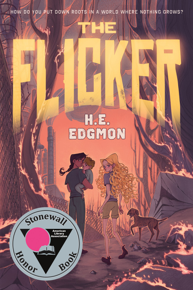 The Flicker book cover by H.E. Edgmon