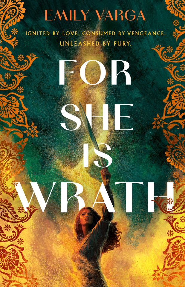For She Is Wrath book cover by Emily Varga