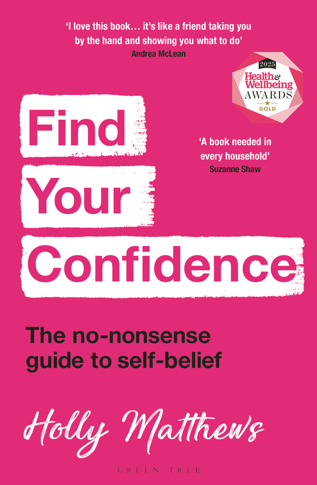 Find Your Confidence: The no-nonsense guide to self-belief book cover by Holly Matthews