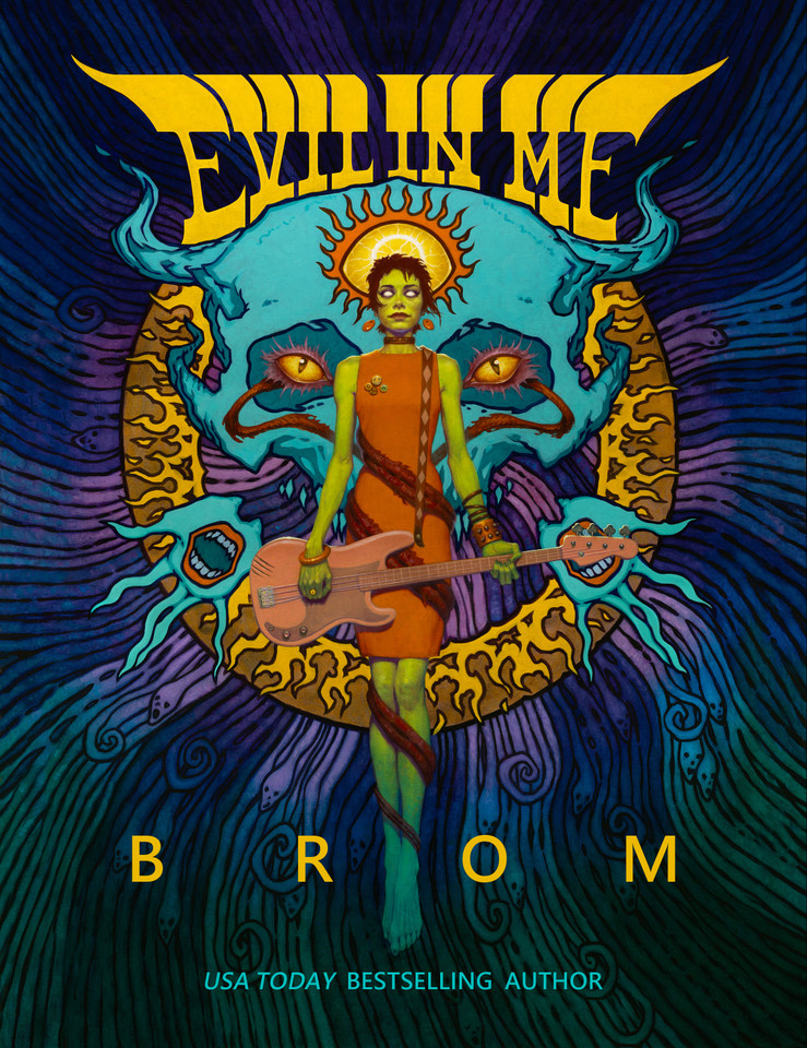 Evil in Me book cover by Brom