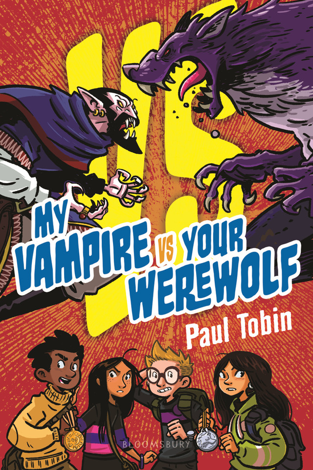 My Vampire vs. Your Werewolf: Perfect quick read for reluctant readers book cover by Paul Tobin