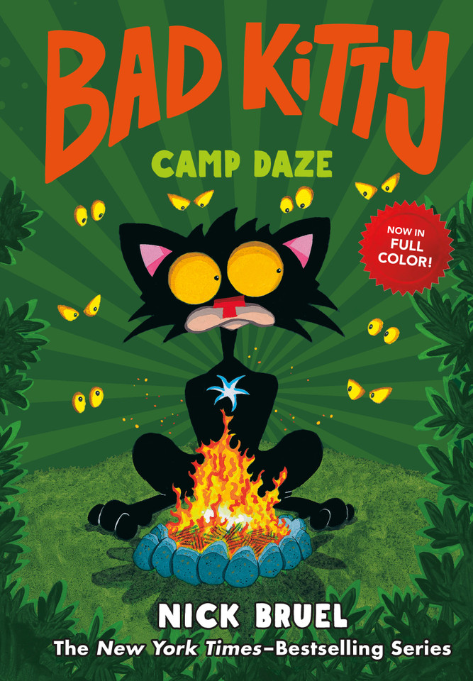 Bad Kitty Camp Daze (full-color edition) (Bad Kitty) book cover by Nick Bruel
