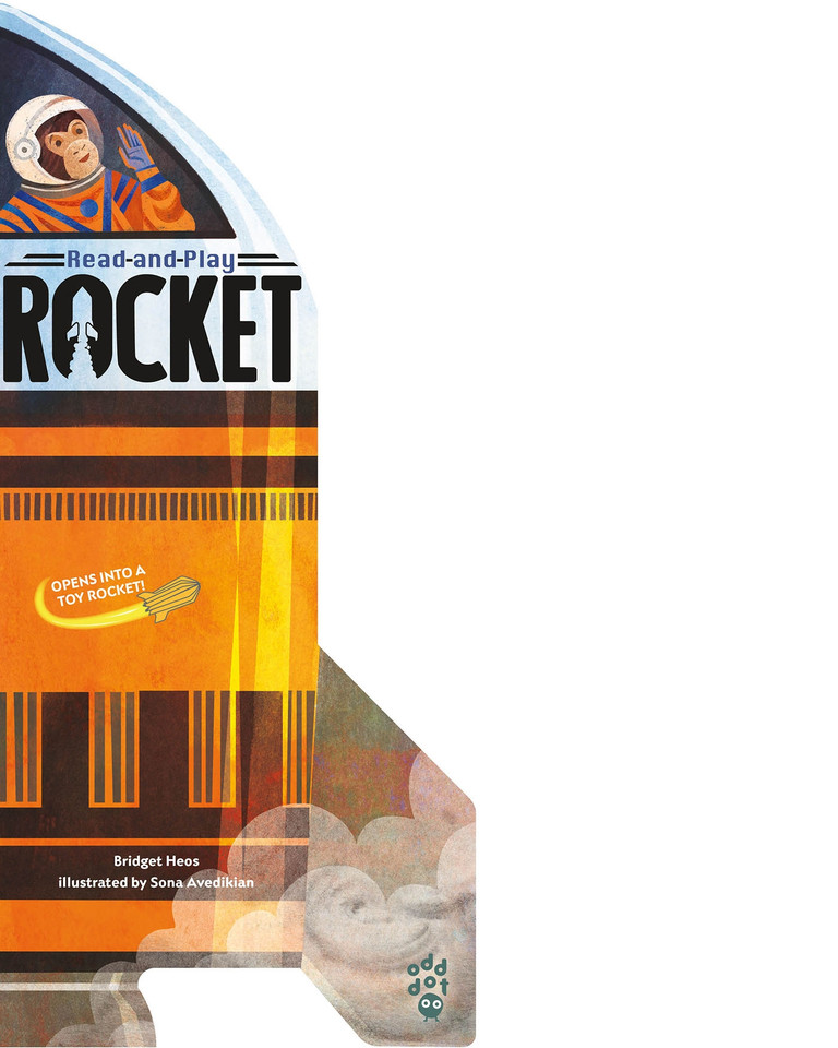 Read-and-Play Rocket book cover by Bridget Heos