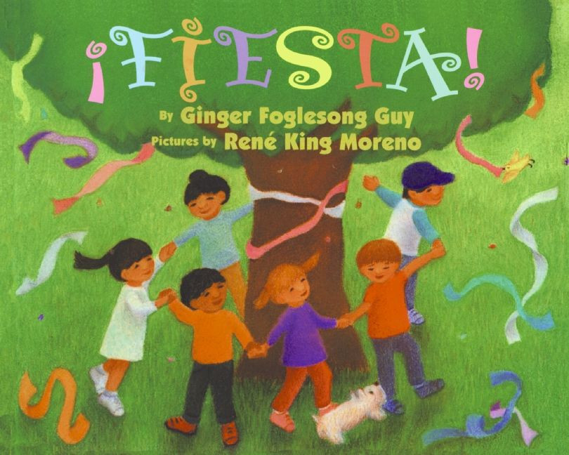Fiesta!: Bilingual Spanish-English book cover by Ginger Foglesong Guy