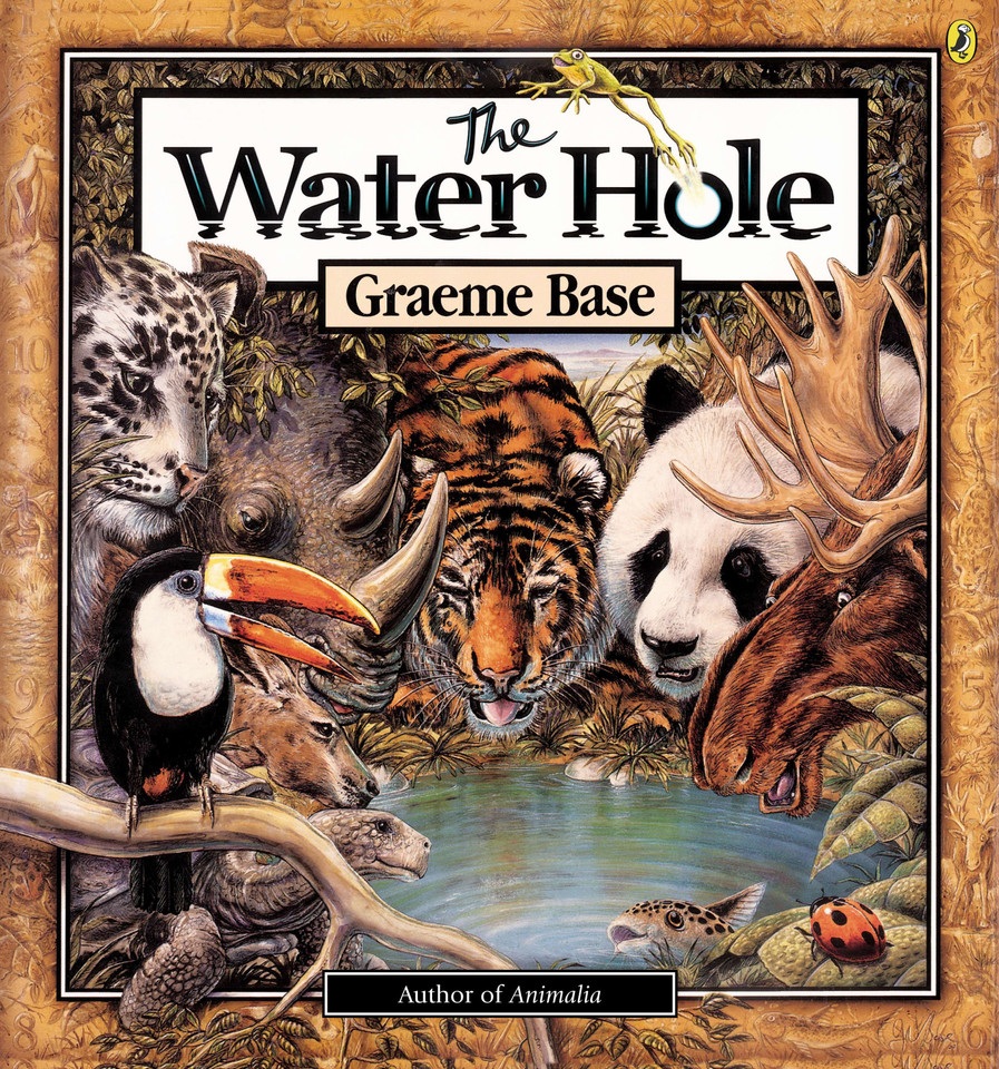 The Water Hole book cover by Graeme Base