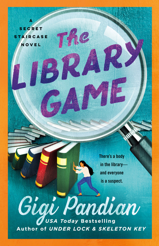 The Library Game: A Secret Staircase Novel (Secret Staircase Mysteries #4) book cover by Gigi Pandian