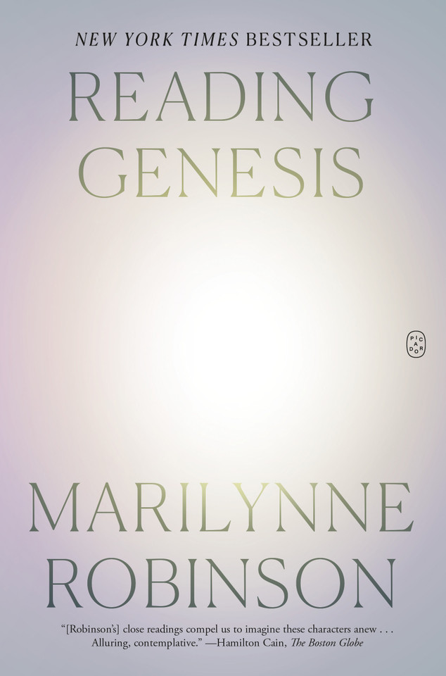 Reading Genesis book cover by Marilynne Robinson