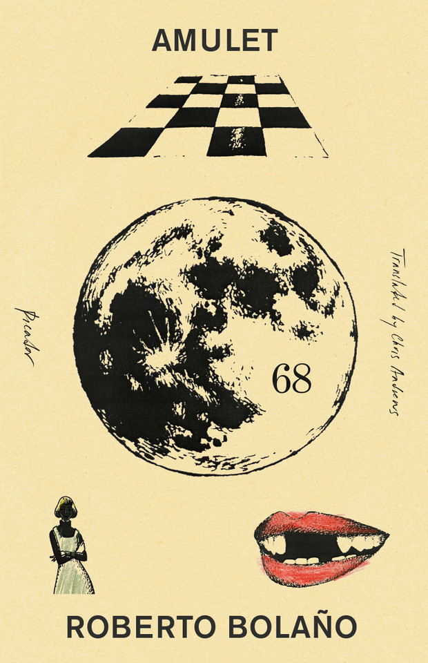 Amulet book cover by Roberto Bolaño