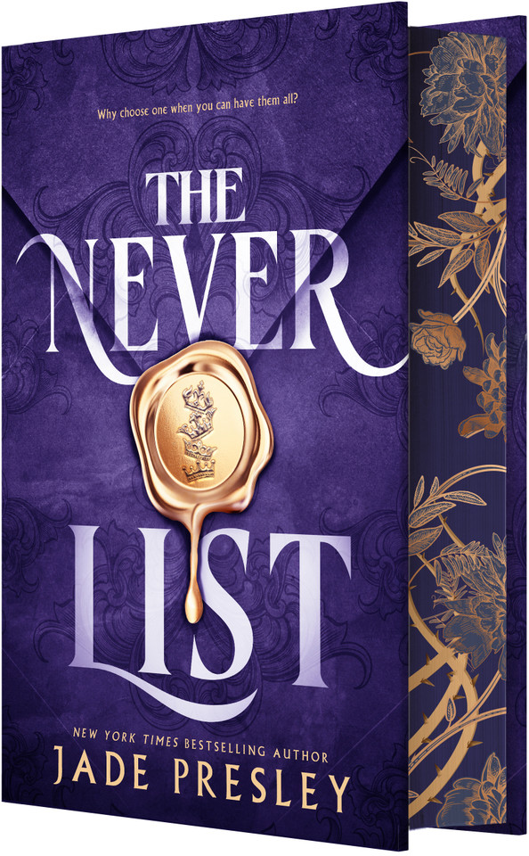 The Never List (Deluxe Limited Edition) book cover by Jade Presley