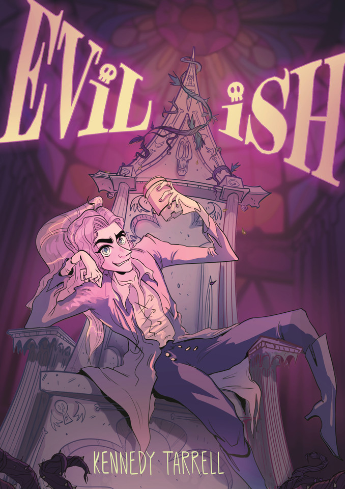 Evil-ish book cover by Kennedy Tarrell
