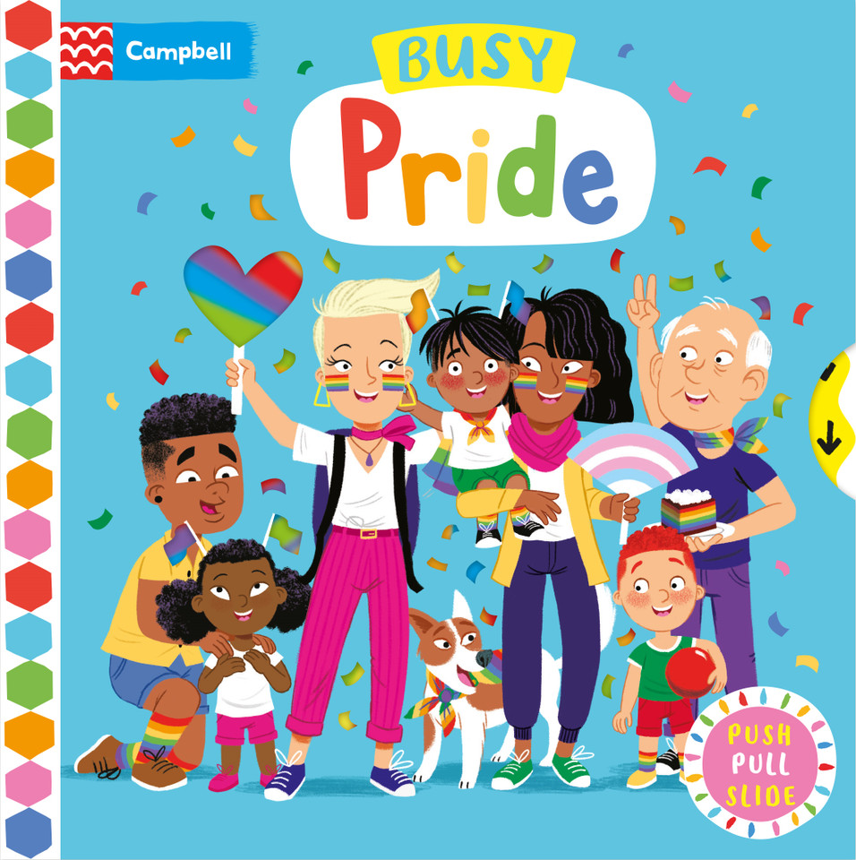 Busy Pride: Push, Pull Slide (Busy Books) book cover by Campbell Books