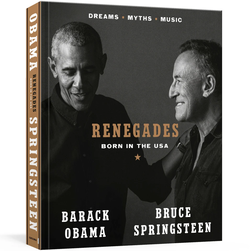 Renegades: Born in the USA book cover by Barack Obama, Bruce Springsteen