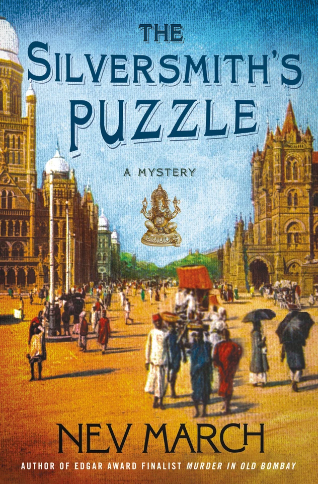 The Silversmith's Puzzle: A Mystery (Captain Jim and Lady Diana Mysteries #4) book cover by Nev March