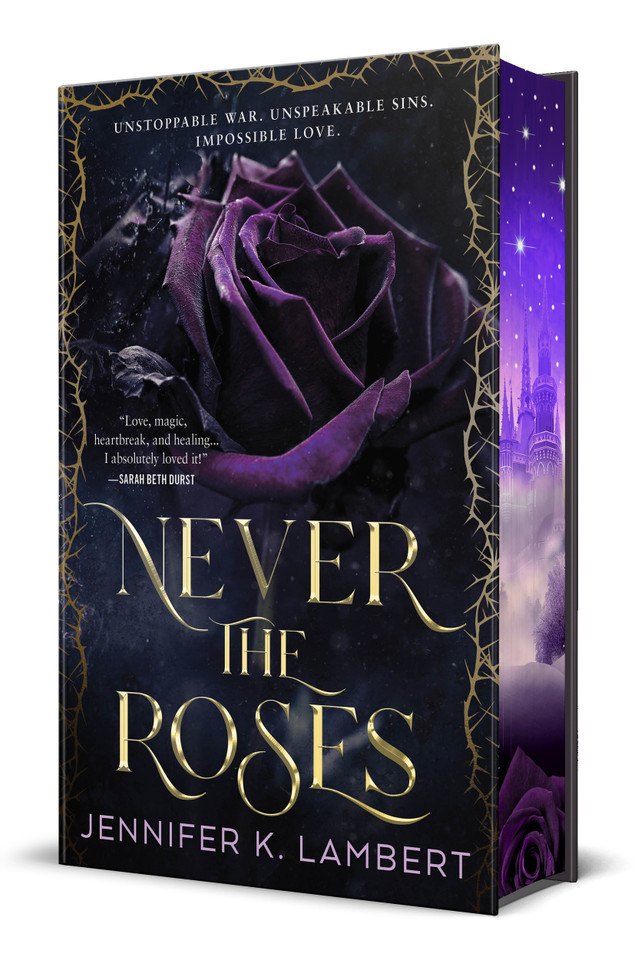 Never the Roses (Never the Roses) book cover by Jennifer K. Lambert