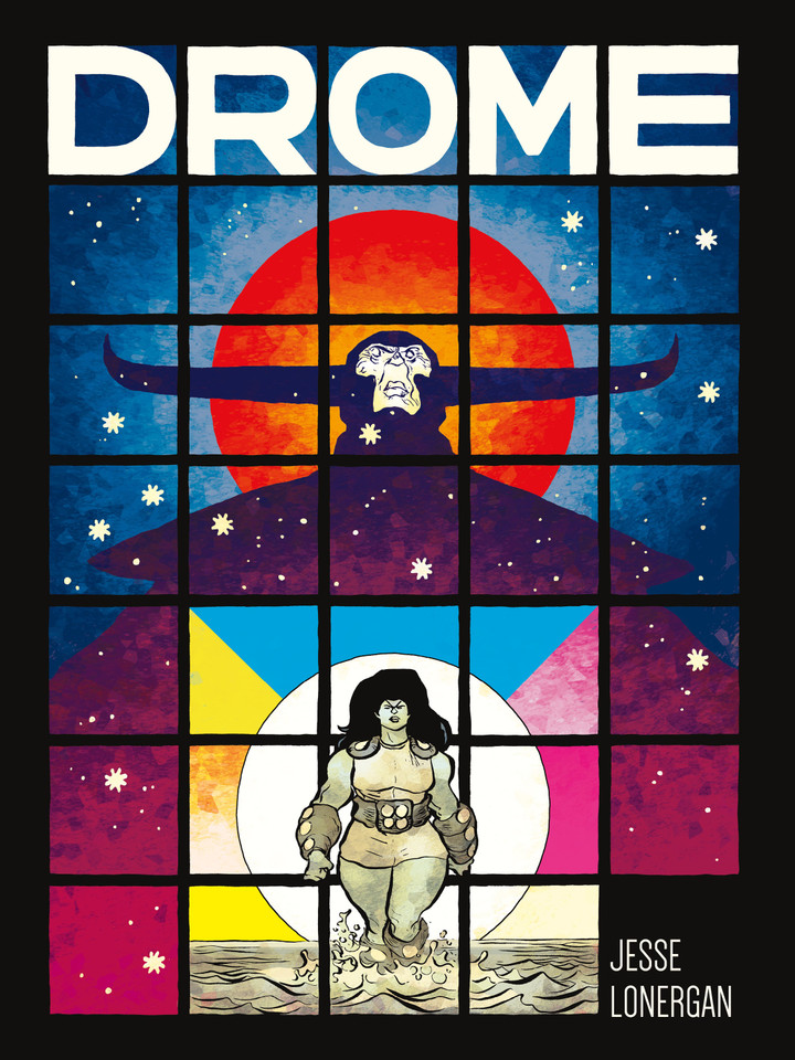 Drome book cover by Jesse Lonergan