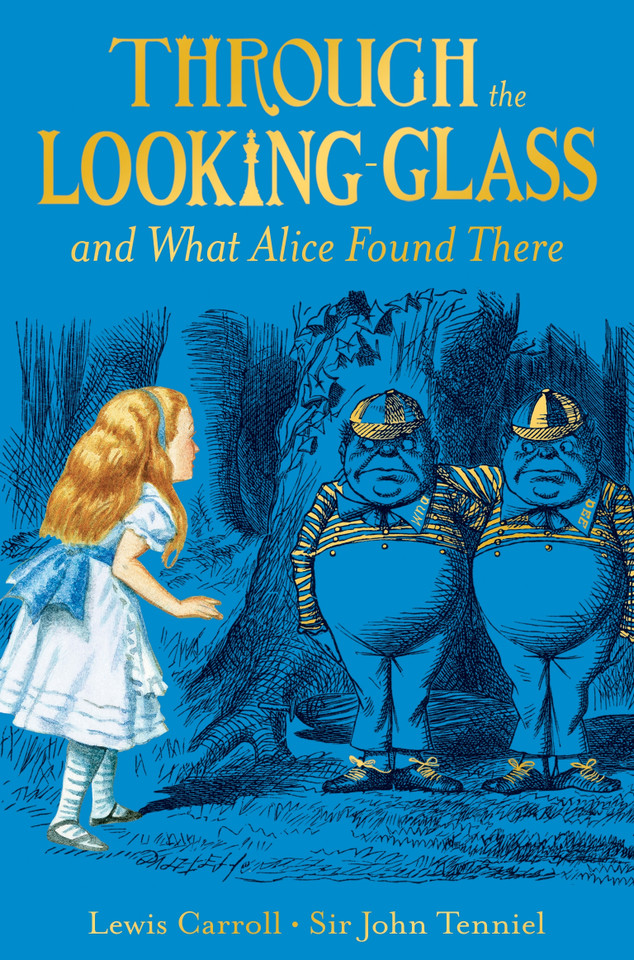 Through the Looking-Glass book cover by Lewis Carroll