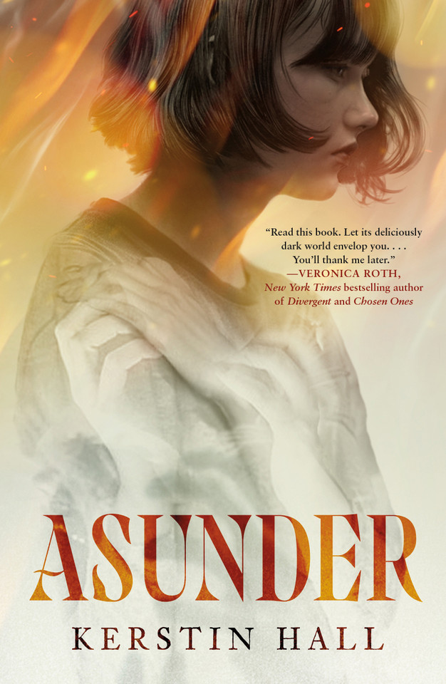 Asunder book cover by Kerstin Hall