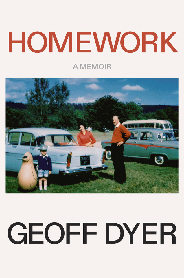 Homework: A Memoir book cover by Geoff Dyer
