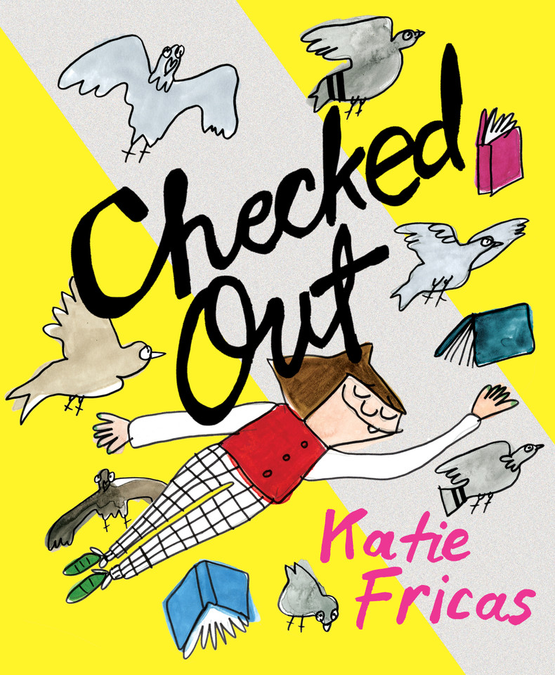 Checked Out book cover by Katie Fricas