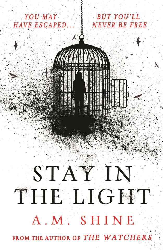 Stay in the Light: the chilling sequel to hit horror novel THE WATCHERS book cover by A.M. Shine