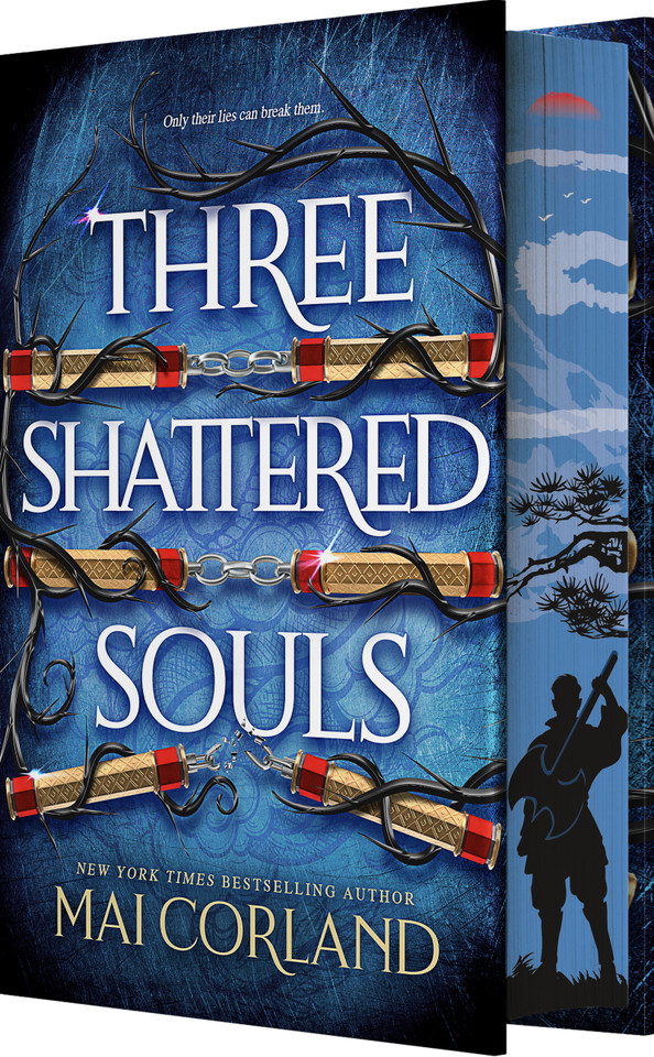 Three Shattered Souls: An Epic Assassin Romantic Fantasy book cover by Mai Corland
