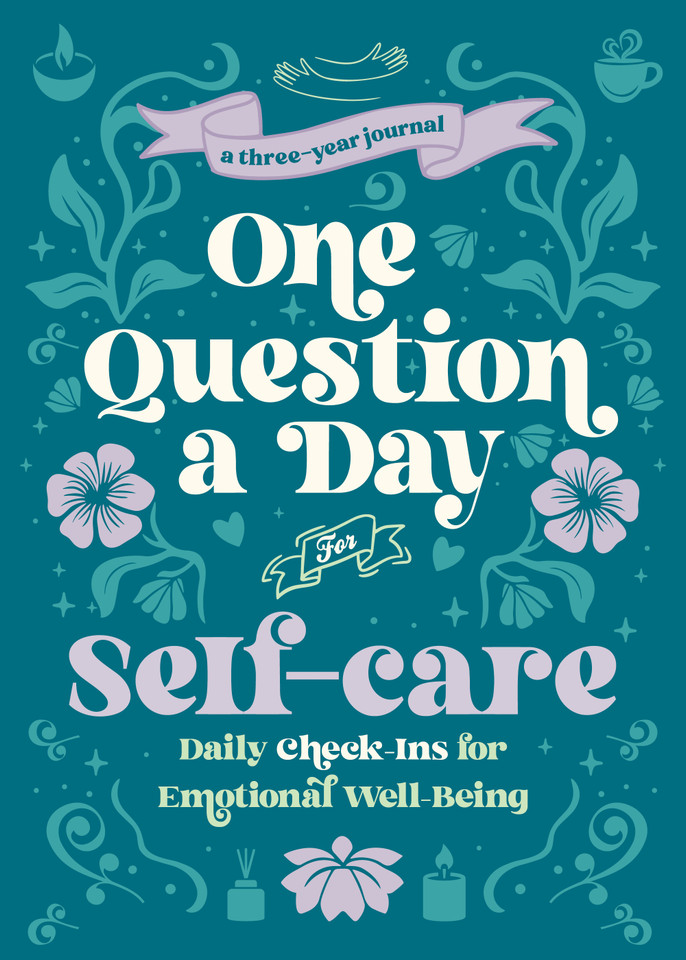 One Question a Day for Self-Care (Floral): A Three-Year Journal book cover by Aimee Chase