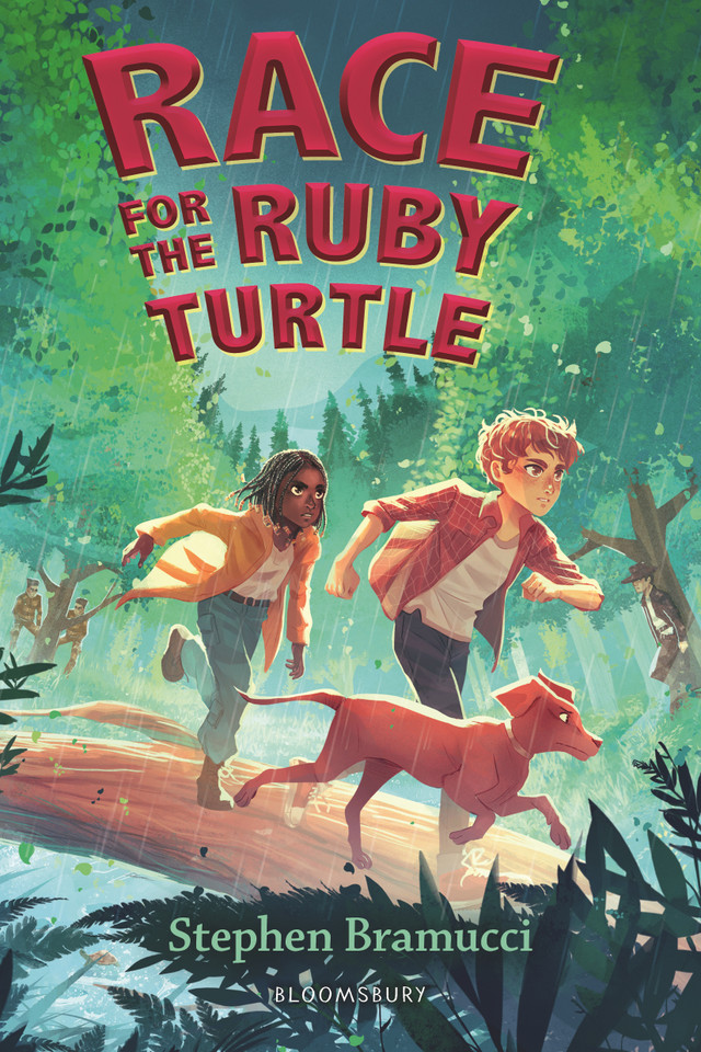 Race for the Ruby Turtle book cover by Stephen Bramucci