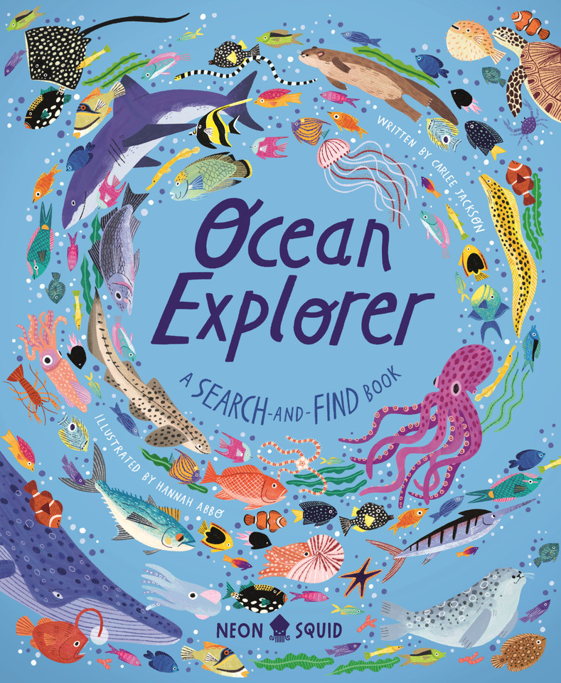 Ocean Explorer: A Search-and-Find Book (Search-and-Find Explorers) book cover by Carlee Jackson, Neon Squid