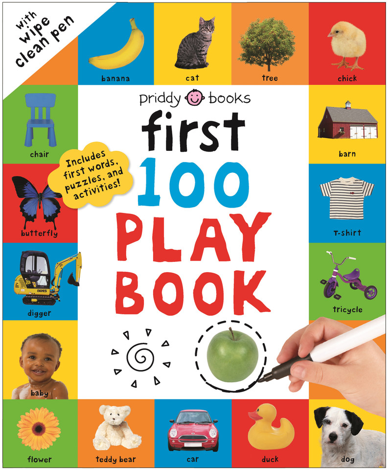 First 100 Play Book: A First 100 Words Wipe-Clean Activity Book (First 100) book cover by Priddy Books