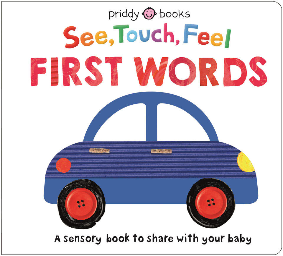 See Touch Feel: First Words: A Sensory Book to Share With Your Baby (See, Touch, Feel) book cover by Priddy Books