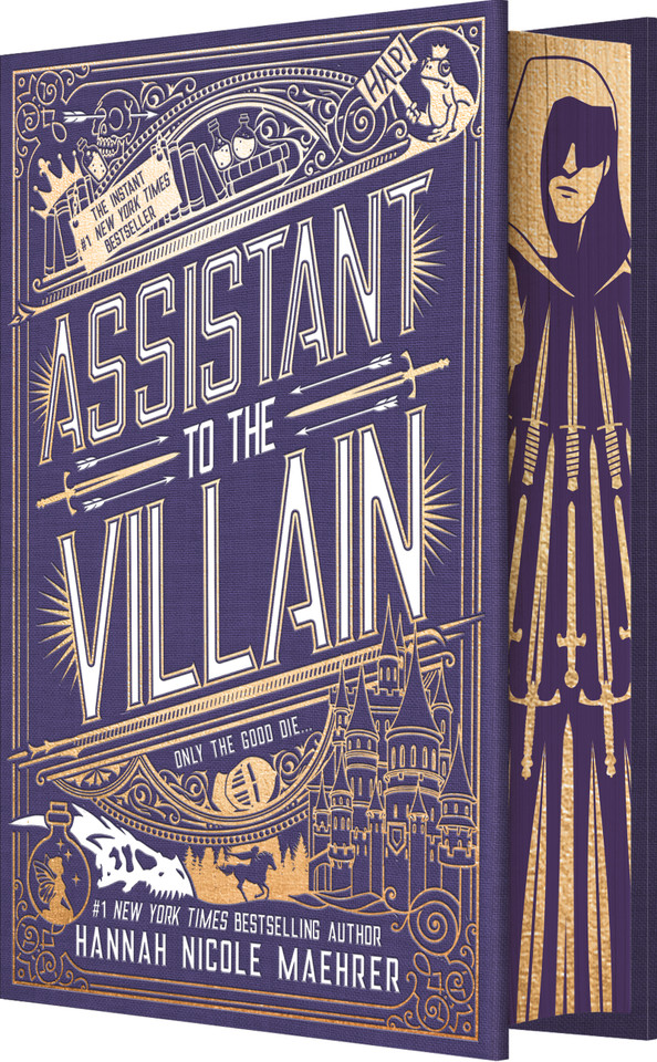 Assistant to the Villain (Special Edition Hardcover): A Cozy Fantasy Romantic Comedy from a TikTok Sensation (Assistant and the Villain #1) book cover by Hannah Nicole Maehrer