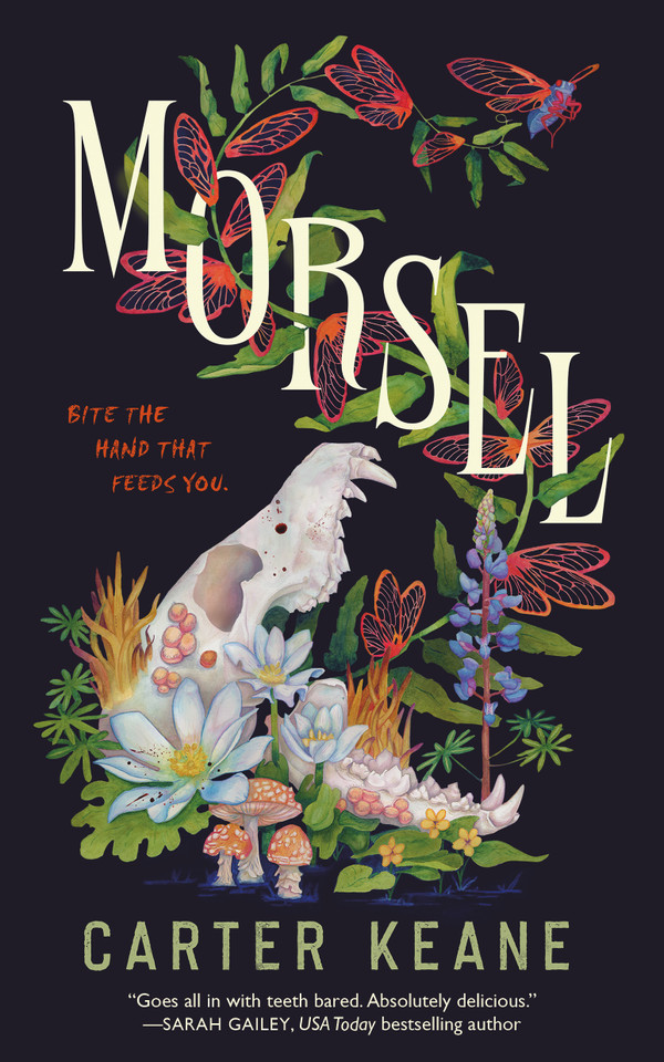 Morsel book cover by Carter Keane