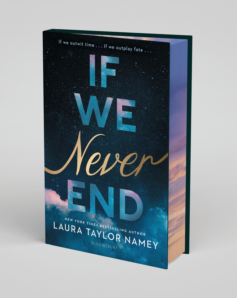 If We Never End: Deluxe Limited Edition book cover by Laura Taylor Namey