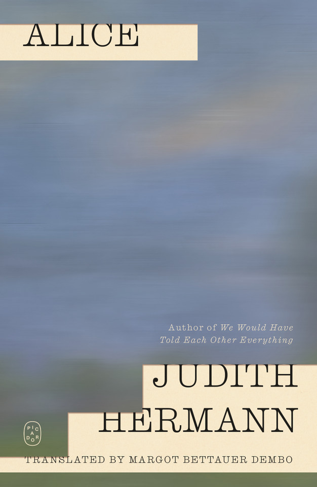 Alice book cover by Judith Hermann