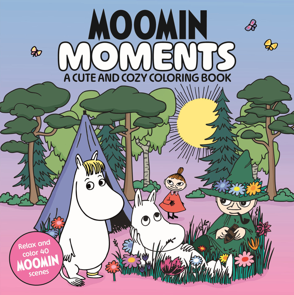 Moomin Moments: A Cute and Cozy Coloring Book book cover by Pan Macmillan UK
