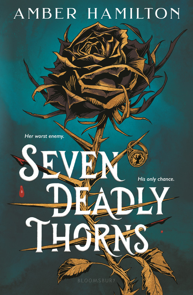 Seven Deadly Thorns: Your next romantasy obsession book cover by Amber Hamilton